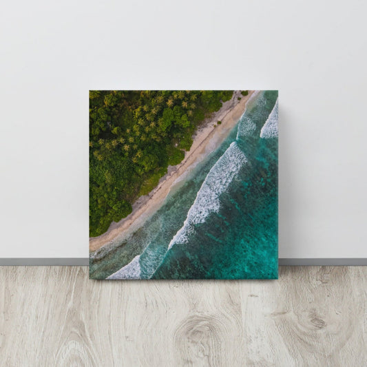 Palms and Sea Canvas