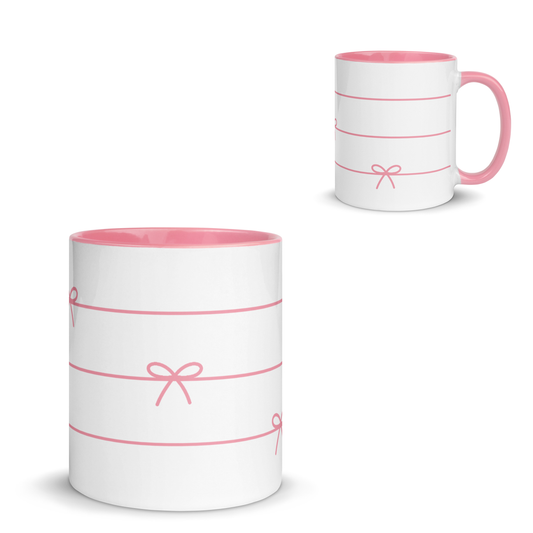 Bow Strings Mug (Pink)