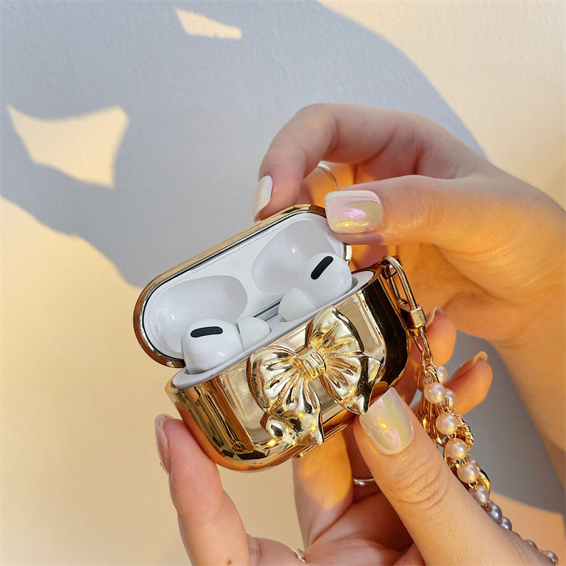 Reflective Bow Earbuds Case