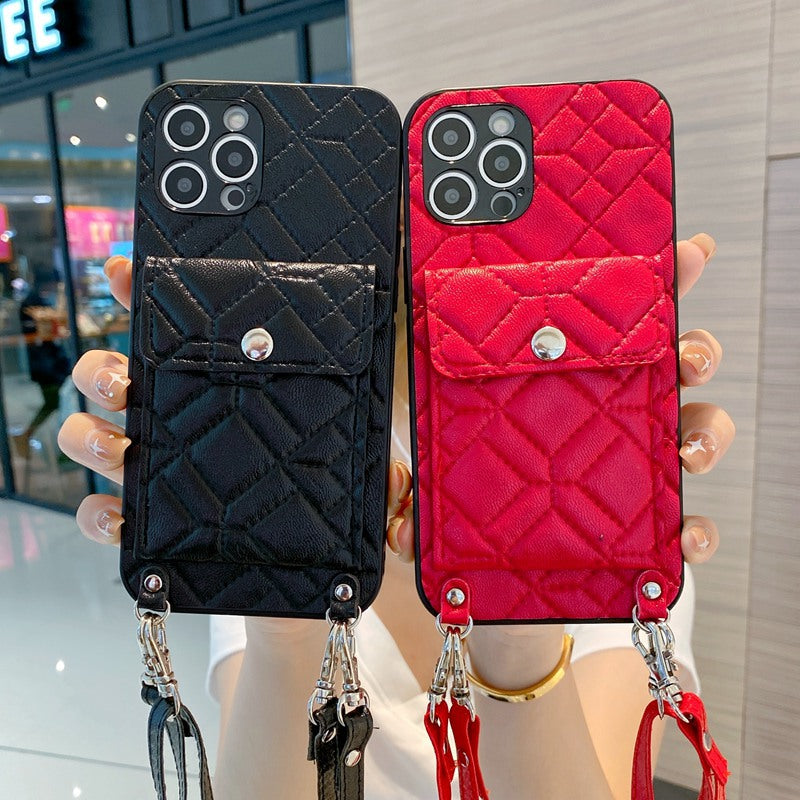 geometric purse crossbody iphone 13 cases