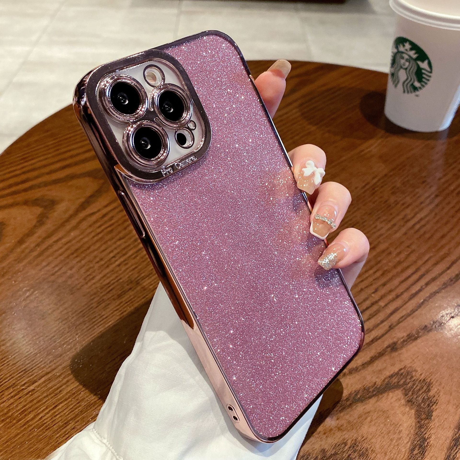 iphone 13 case glitter pink