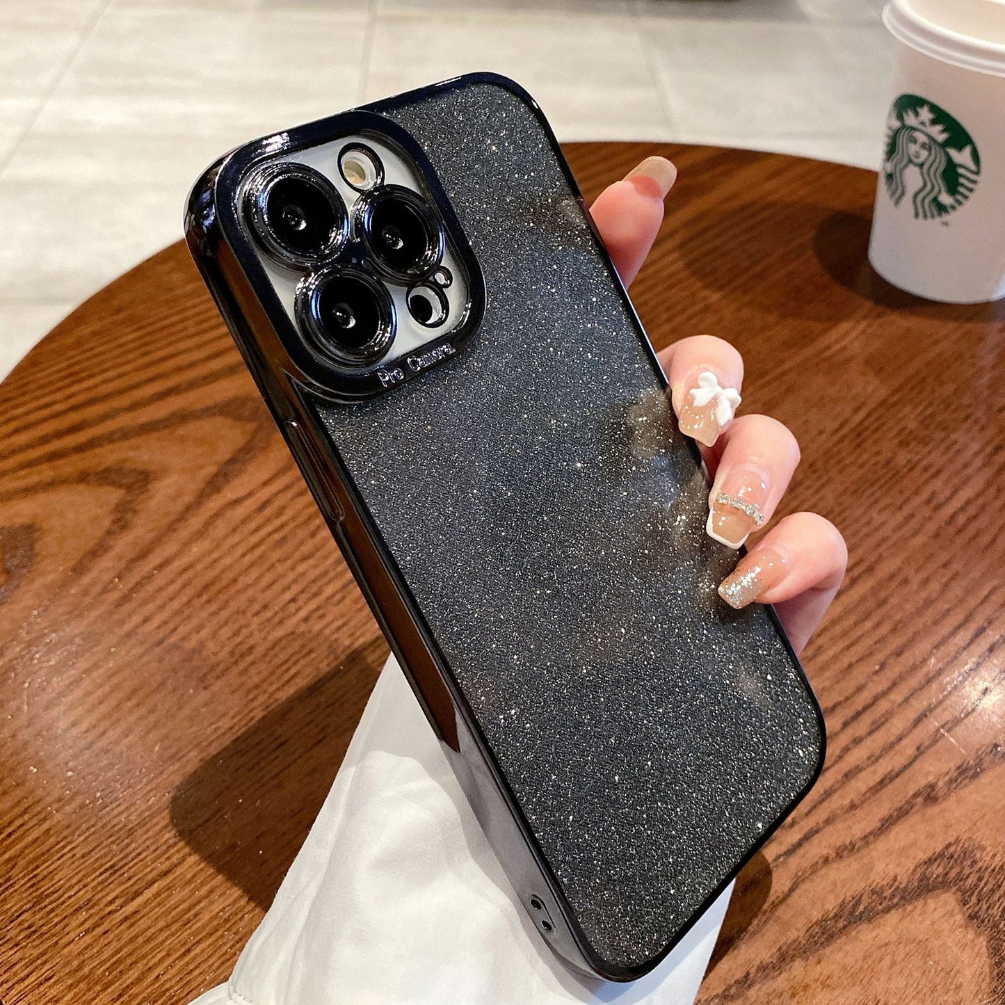 iphone 13 case glitter black