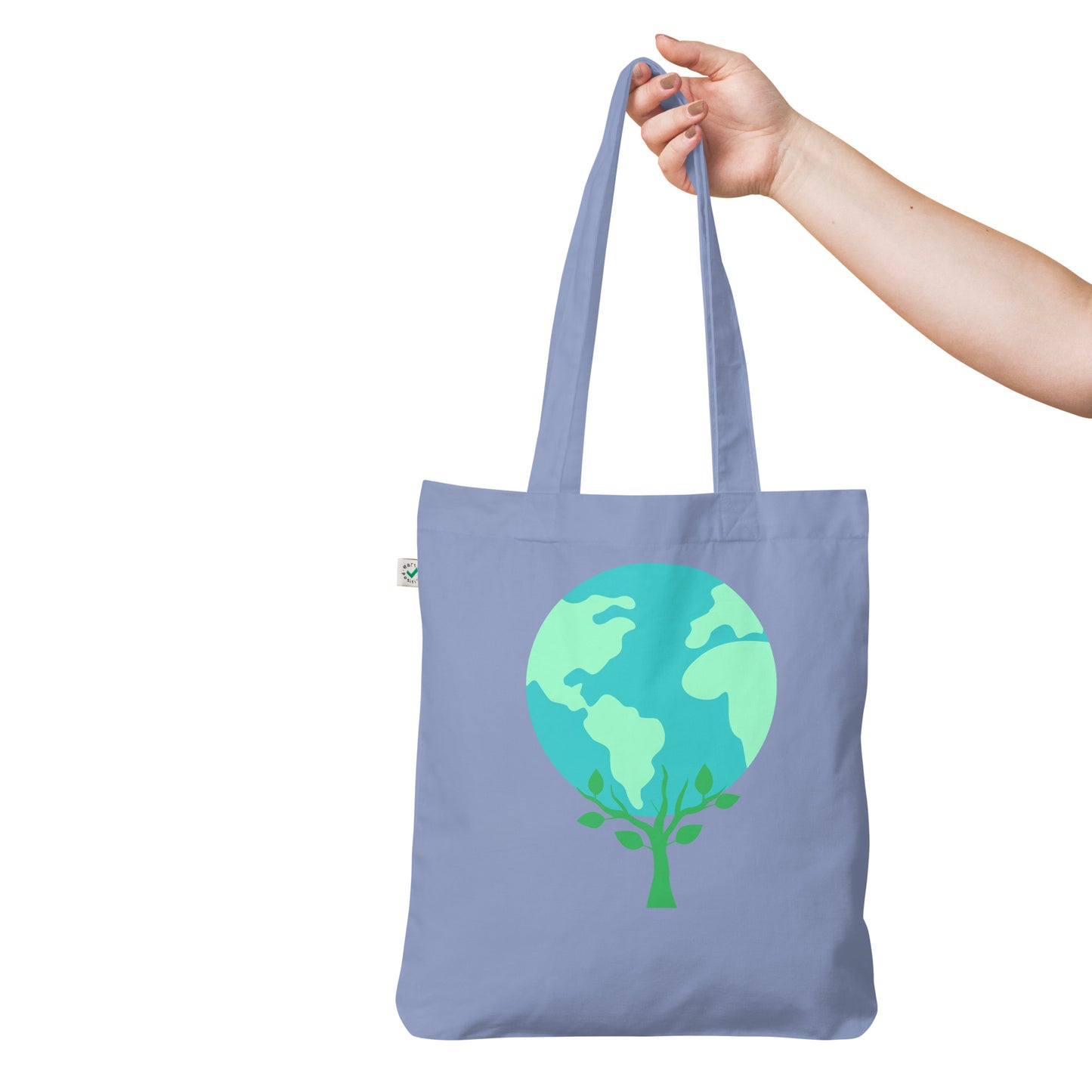 Green planet Organic Tote Bag 🌱(Pink or Blue)