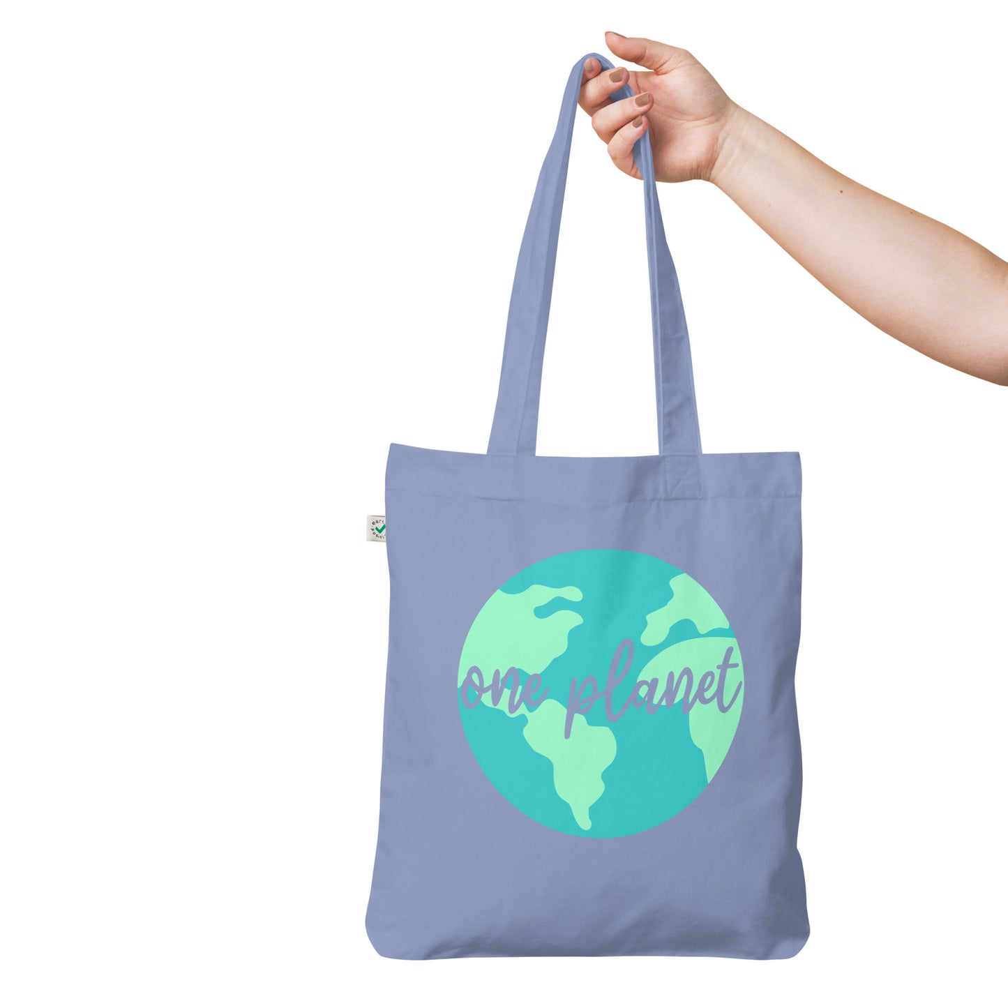 One Planet Blue Organic Tote Bag 🌱